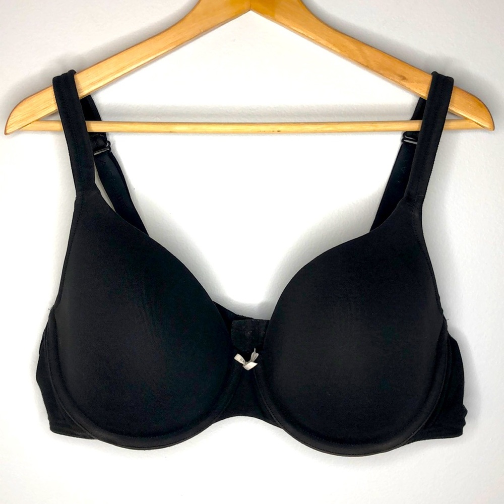 Cacique lightly lined T-Shirt Bra- Black 42D
